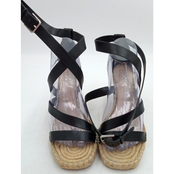 Vince Camuto Shoes Women’s Size 8M Wedges Leather Strappy Gladiator Sandals - Picture 5 of 13